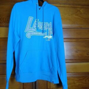 NewDetroit Lions Historic NFL '47 Brand Men's Hoodie Blue Raz Hoodie Size  Large